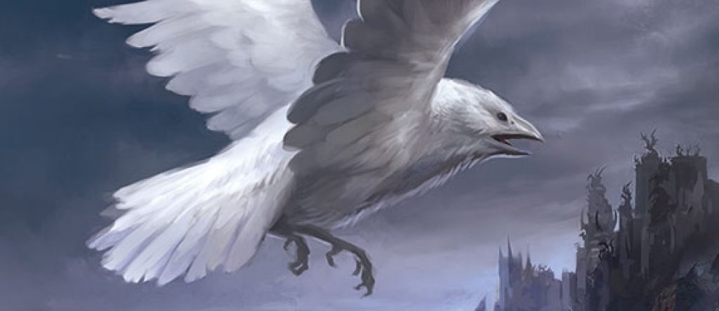 White Raven from the Game of Thrones