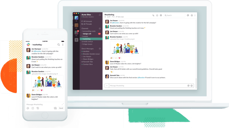 Slack is the most easy-to-use collaboration tool
